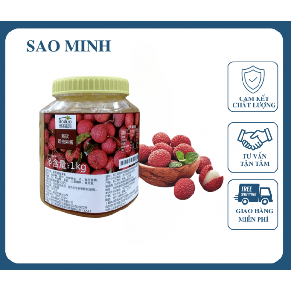 Mứt Vải Boduo 1Kg
